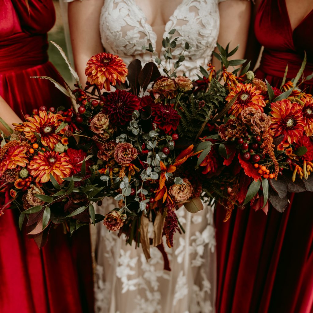 Velvet Multiway Dress Deep Red Velvet Bridesmaid Dress