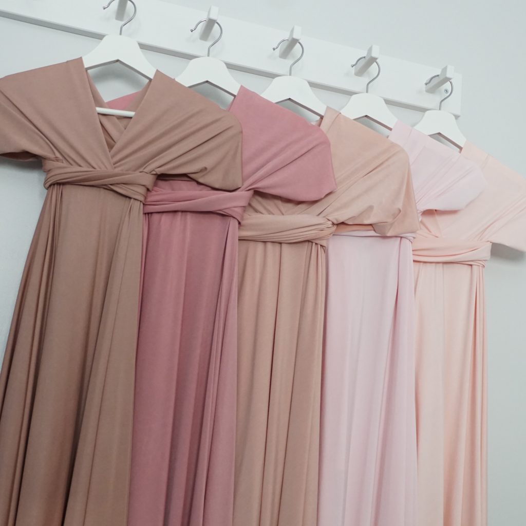 Pink Multiway Dresses Bridesmaid Dresses Sample Bridesmaid Dresses