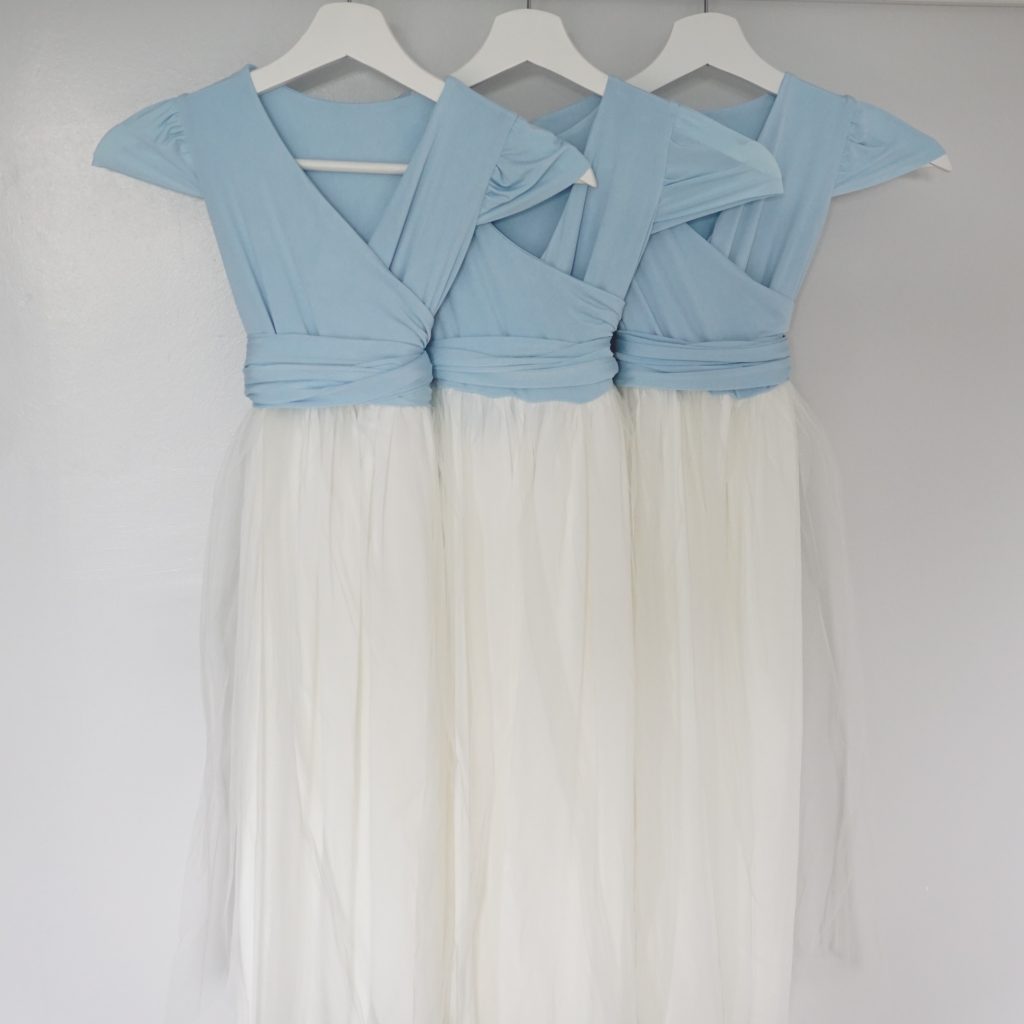 Flower Girl Dress, Flower girl wrap dress
